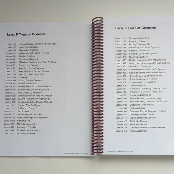 RightStart Math Level F Lessons (Second Edition) - Picture 5 of 10